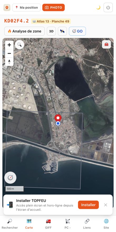 Fond de carte satellite