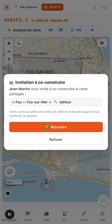 Pop-up d'invitation à co-construire